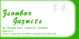 zsombor guzmits business card
